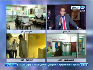 اخر النهار | خالد صلاح لتوفيق عكاشة في الإنتخابات  " فلتت منك شوية "
