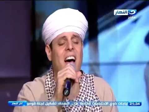 اخر النهار - فرقة مدرسة الانشاد الديني | الشيخ / محمود التهامي - قلبي يحدثني