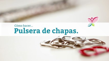 Cómo hacer pulsera de chapas