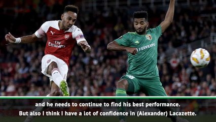 Emery looking for a collective contribution from his strikers