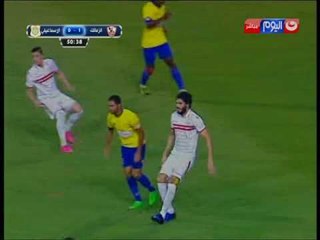 كأس مصر 2016 - الهدف الثاني يضيع من نادي الزمالك من هجمة خطيرة جدا "الزمالك VS الاسماعيلي"