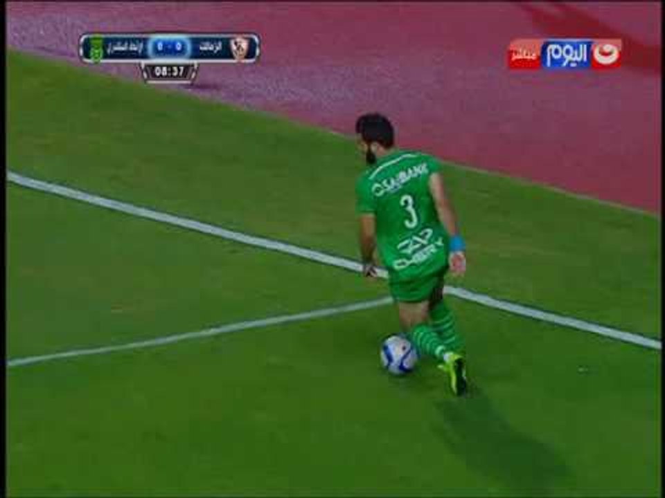 كأس مصر 2016 - هجمة خطيرة لنادي الزمالك عن طريق اللاعب "مصطفي فتحي" على مرمي الاتحاد