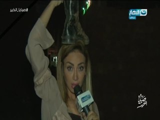 صبايا الخير | تعرف على السبب وراء وضع ريهام سعيد " جزمة " فوق رأسها على الهواء..!