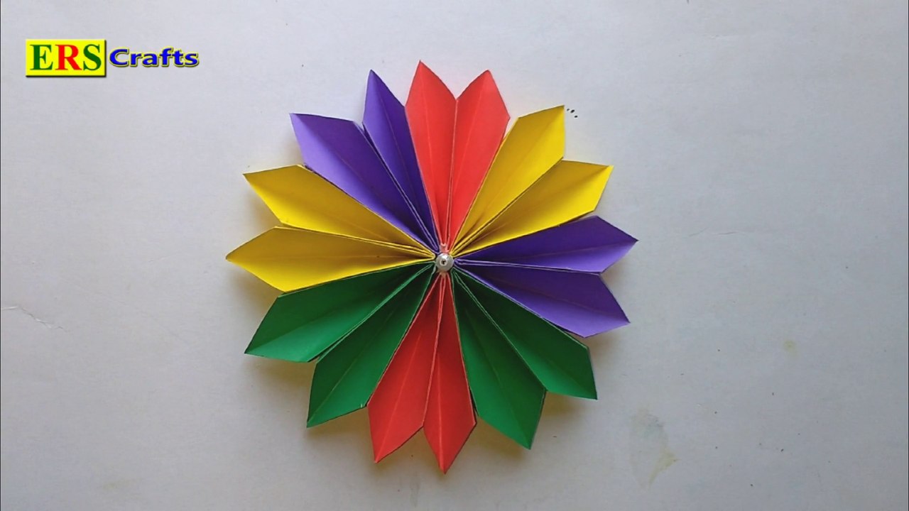 DIY: How to make a amazing paper flower step by step 2018 !!!!