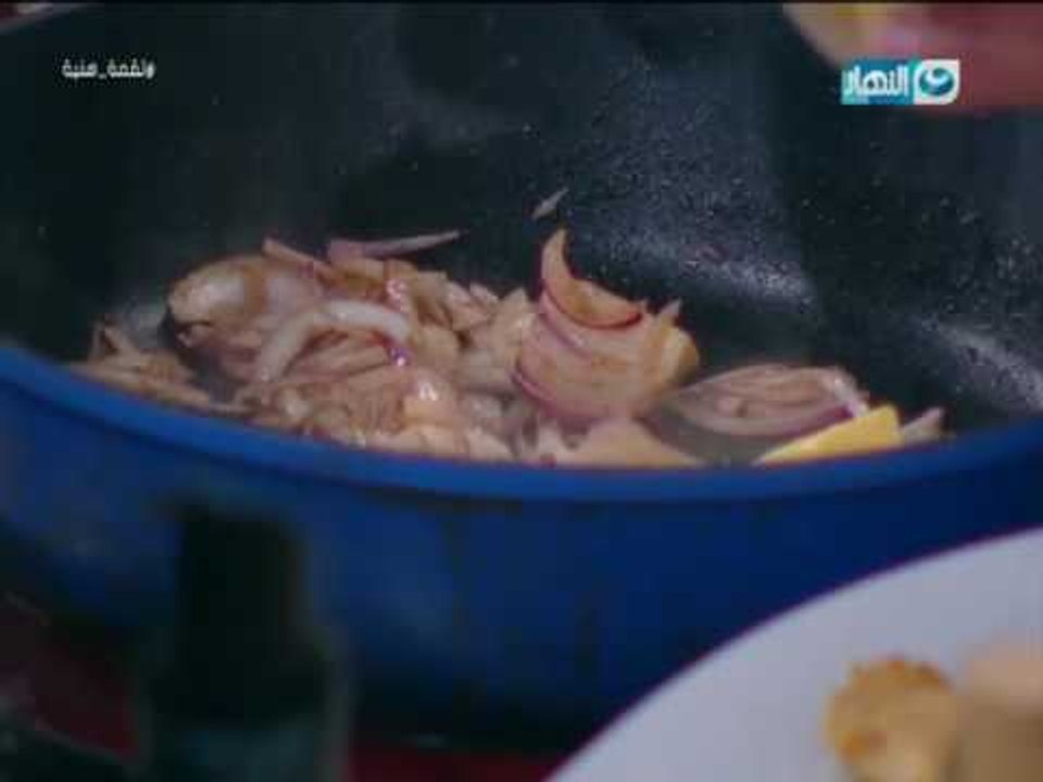 لقمة هنية: طريقة عمل شرائح التركي بصوص الريحان- مكرونة بصوص اللحمة- شوربة بروكلي