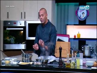 لقمة هنية  | طريقة عمل اللازنيا بالمشروم مع السبانخ و الجبنة القريش