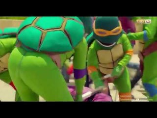 ريح المدام | سلاحف النينجا بتضرب داليا علقة موت في شوارع القاهرة