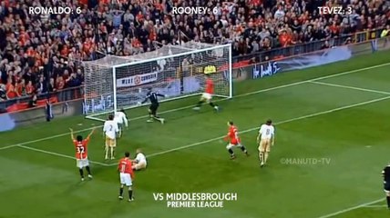 Ronaldo-Rooney-Tevez-All Goals They Scored Together|Best Ever Trio