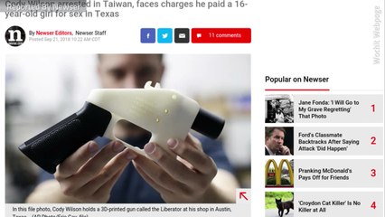 Texas 3D-Gun Maker Is Busted Overseas