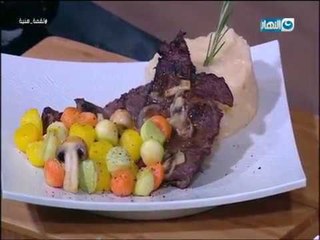 لقمة_هنية |طريقة عمل الستيك بصوص المشروم-لازانيا باللحمة والسبانخ مع شوربة البصل الفرنسية