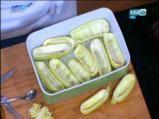 لقمة هنية - كوسة محشية باللحمة - كفته بانية مع الخضار - شيش بالمكرونة مع الجبنة - سلطة خضروات