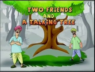 Two Friends and A Talking Tree Story in Hindi (Cartoons)