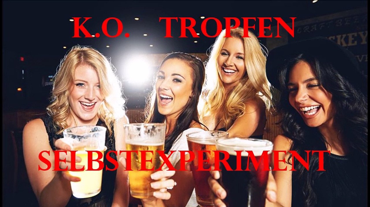 Selbstexperiment K.O. Tropfen  / GBL Tropfen