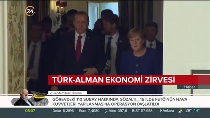 Berlin'de Türk-Alman ekonomi zirvesi yapıldı