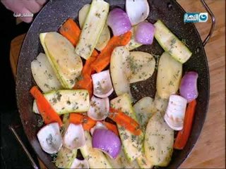 لقمة هنية - فراخ مشوية بالخضار - كفتة بالزيتون مع الريحان - شوربة خرشوف بالكرنب الاحمر