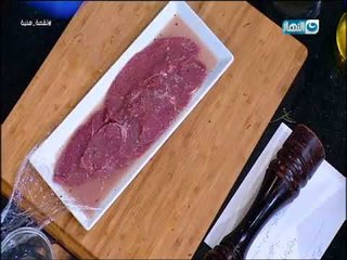 لقمة هنية - تتبيلة لحم مشوى - كلنا نفسنا نعرف ازاى الكبابجى بيتبل اللحمة احنا النهارده جبنالكو السر