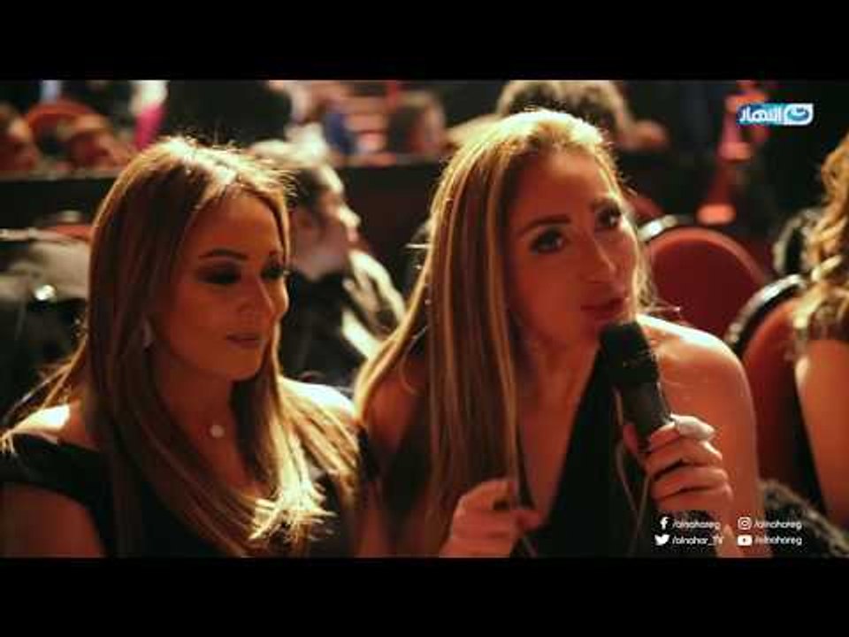 لاول مرة ريهام سعيد تستضيف الإعلامية /  مريم امين من حفل توزيع جوائز الأفضل وشوشة 2017
