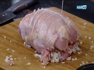 لقمة هنية | فراخ محشية بالارز والبسلة – كفتة بالباذنجان – شوربة خرشو ف | 8-6-2018