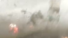 Car Window Smashes as Woman Is Caught in Path of Quebec Tornado