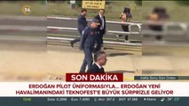 Cumhurbaşkanı Erdoğan Teknofest'e savaş uçağıyla inecek