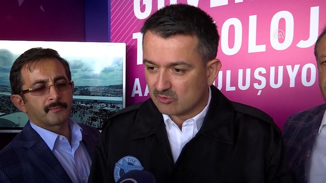 TEKNOFEST İstanbul - Tarım ve Orman Bakanı Pakdemirli, AA standını ziyaret etti - İSTANBUL