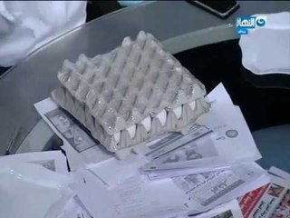 مانشيت_القرموطى | جابر_القرموطى يظهر بكرتونة بيض ردا على شائعة البيض البلاستيك