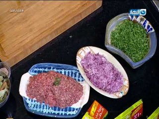 لقمة هنية - دبابيس فراخ صوص الباربكيو - مكرونة بنى بكور اللحمة -  شوربة كريمة بالخضار