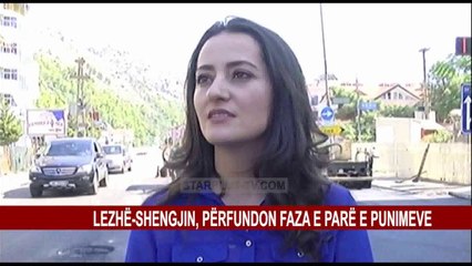 LEZHË-SHENGJIN, PËRFUNDON FAZA E PARË E PUNIMEVE