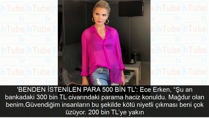 Ece Erken'e haciz şoku! Banka hesabına el konuldu
