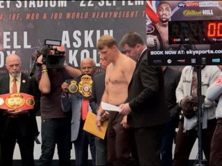 لقطة: ملاكمة: الإثارة تطبع الأجواء قبيل نزال جوشوا وبوفتكين المرتقب