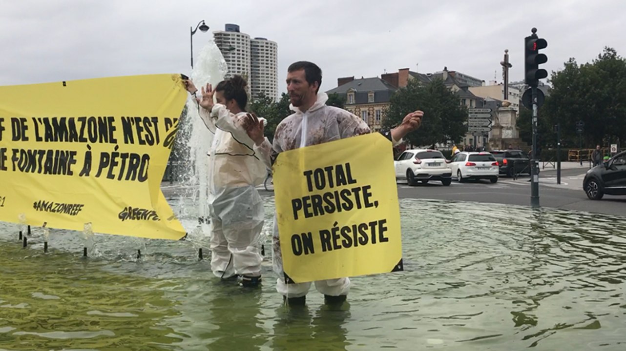 Action éclair contre un projet de forage pétrolier près du récif de l’Amazone