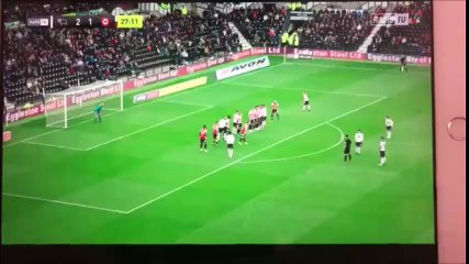 Mason Mount free-kick goal - Derby County [3]-1 Brentford