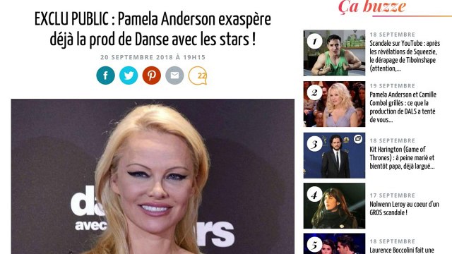 DALS : les proches de Pamela Anderson font taire les rumeurs