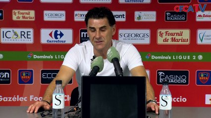 Gazélec Ajaccio 0-1 AS Nancy : la réaction de D. Tholot et d'A. Cartier