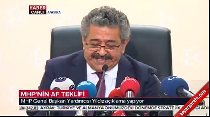 MHP'nin af teklifinin detayları ortaya çıktı