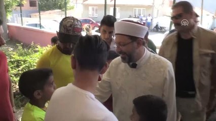 Diyanet İşleri Başkanı Erbaş, Roman Gençlerle Buluştu