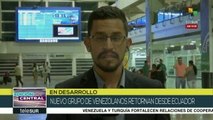 Esperan en Venezuela a tercer grupo de repatriados desde Ecuador