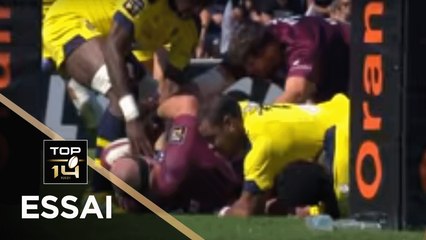 TOP 14 - Essai Vadim COBILAS (UBB) - Bordeaux-Bègles - Clermont - J5 - Saison 2018/2019