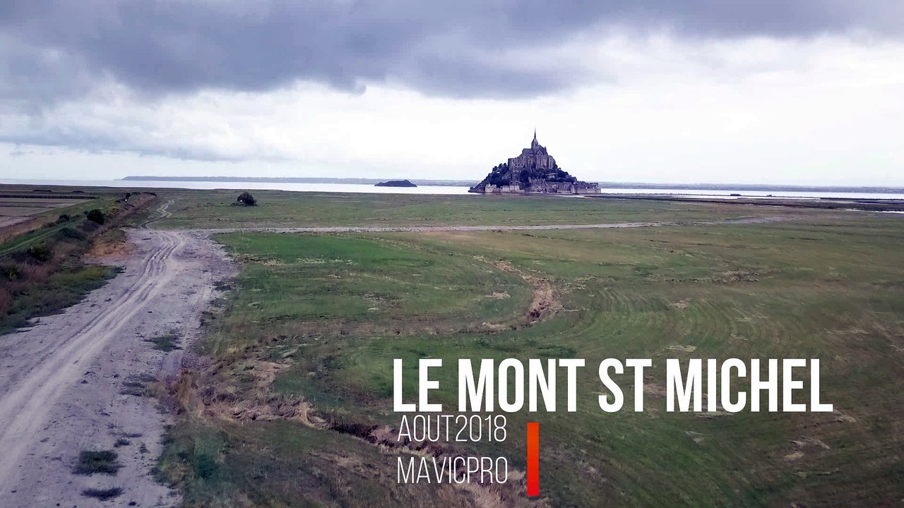 Le mont st Michel vu des airs