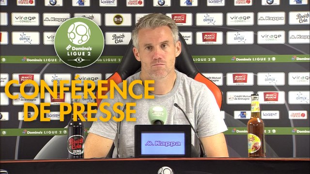 Conférence de presse FC Lorient - Clermont Foot (0-0) : Mickaël LANDREAU (FCL) - Pascal GASTIEN (CF63) - 2018/2019