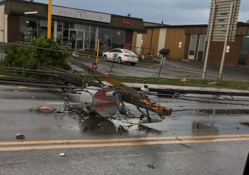 Gatineau Streets Littered With Debris from Tornado