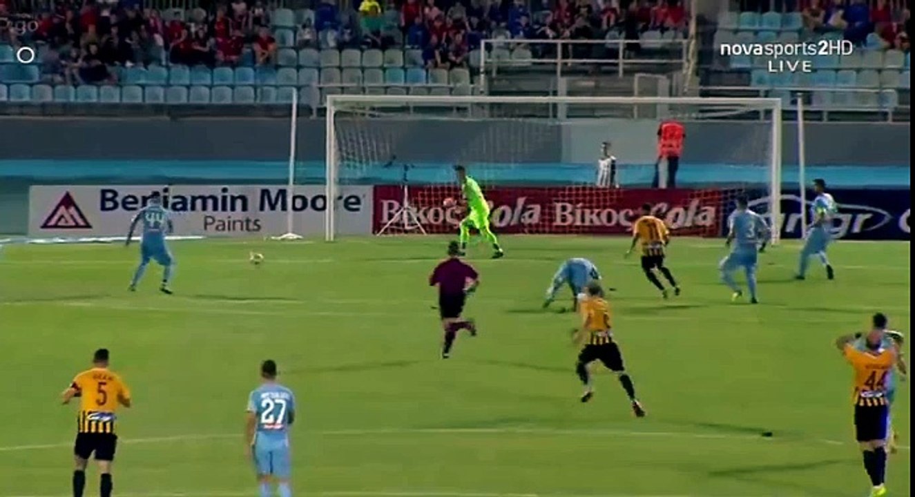 Garcia AMAZING shot hits the post - PAS Giannina vs Aris  22.09.2018