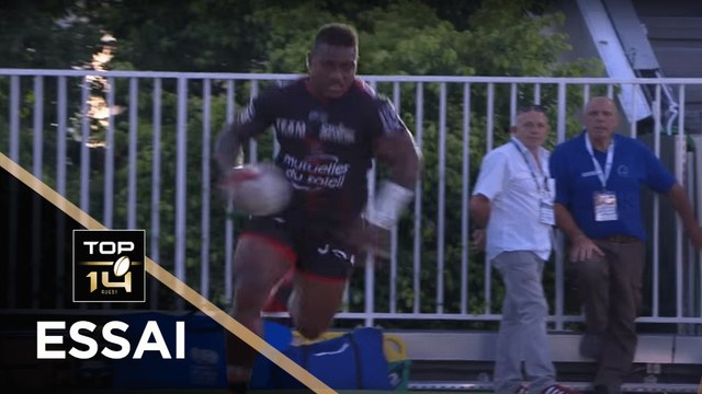 TOP 14 - Essai Josua TUISOVA (RCT) - Toulon - Agen- J5 - Saison 2018/2019