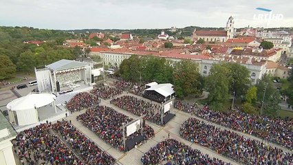 Popiežius Pranciškus Lietuvoje Vilnius 2 Dalis