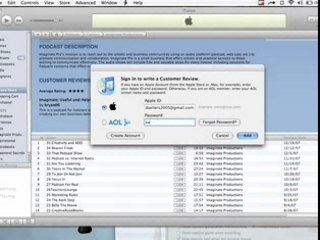 How-To Review Podcasts in iTunes