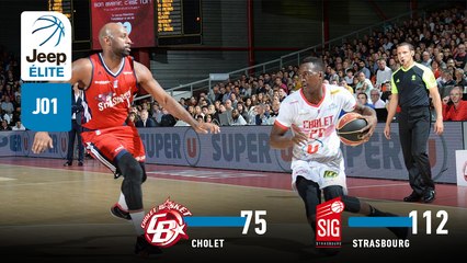 Jeep® ÉLITE : Cholet vs Strasbourg (J1)