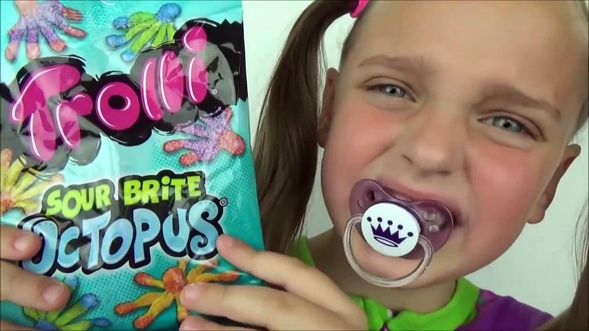 Bad Kids I Love Sour Candy Baby Victoria Annabelle Eating Gummy Sweets Toy Freaks