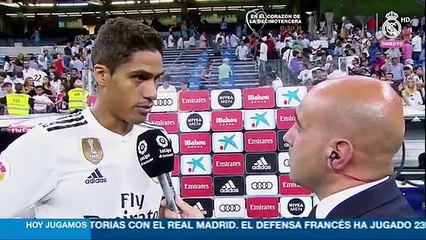 Varane: "Es lo más difícil, es difícil crear goles ante un rival que ha dado mucha guerra"