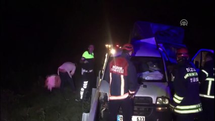 Anadolu Otoyolu'nda trafik kazası: 5 yaralı - DÜZCE