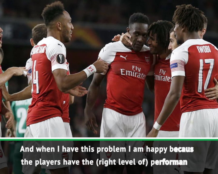 Arsenal's Emery wants to choose from 20 players, not 11